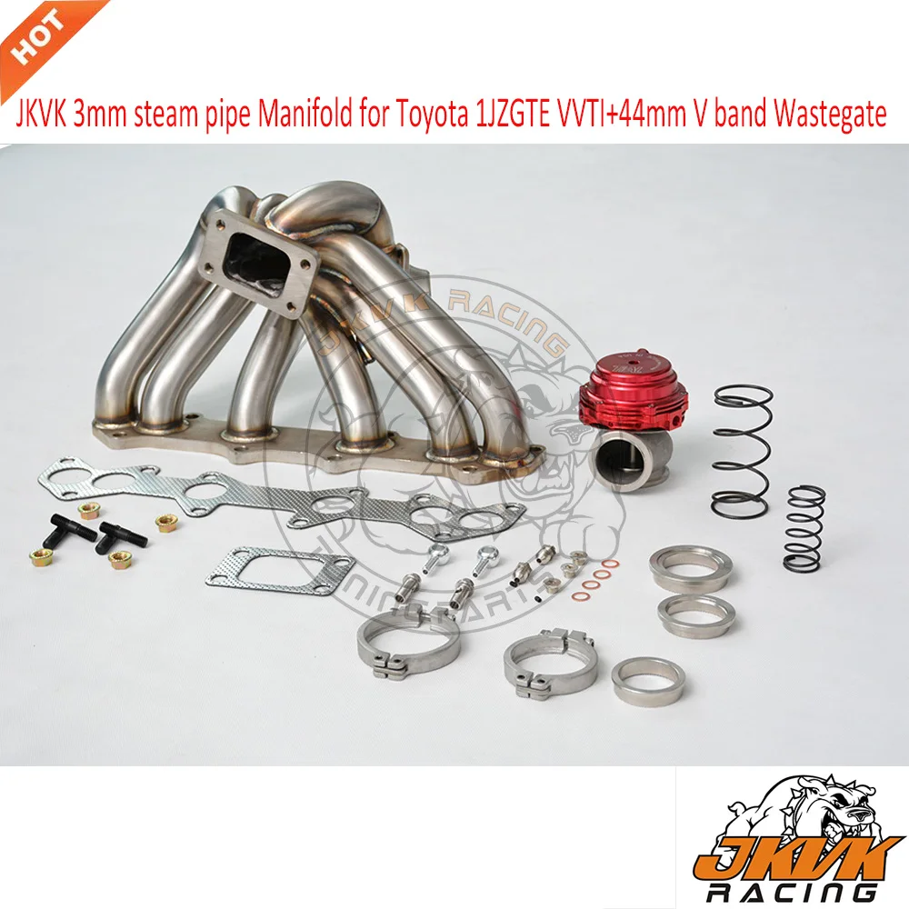 Паровая труба JKVK RACEING 3 мм турбо-коллектор T3 для игрушек ot 1JZGTE 1JZ VVTi + 44 V band