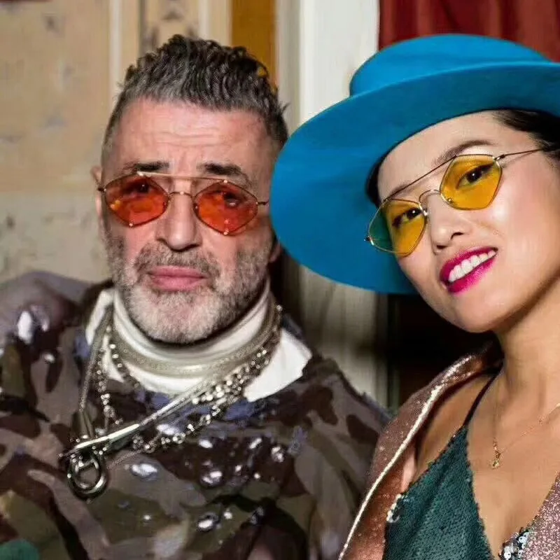 Солнцезащитные очки с двойным лучом для мужчин и женщин UV 400 роскошные брендовые