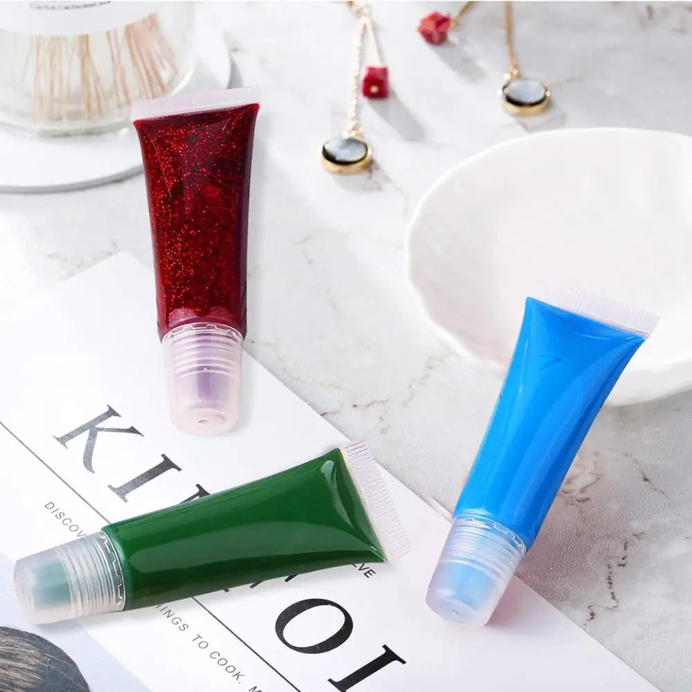 Блеск для губ контейнер бальзам Мягкая трубка макияж выдавливаемая бутылка