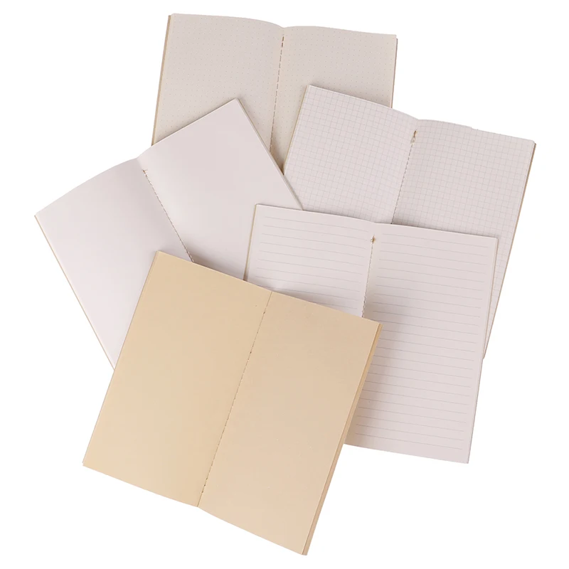 Notepad Diary Journal Traveler's Refill Planner Organizer Filler Paper A6 Standard/Pocket Kraft Notebook Blank Dot Grid | Канцтовары
