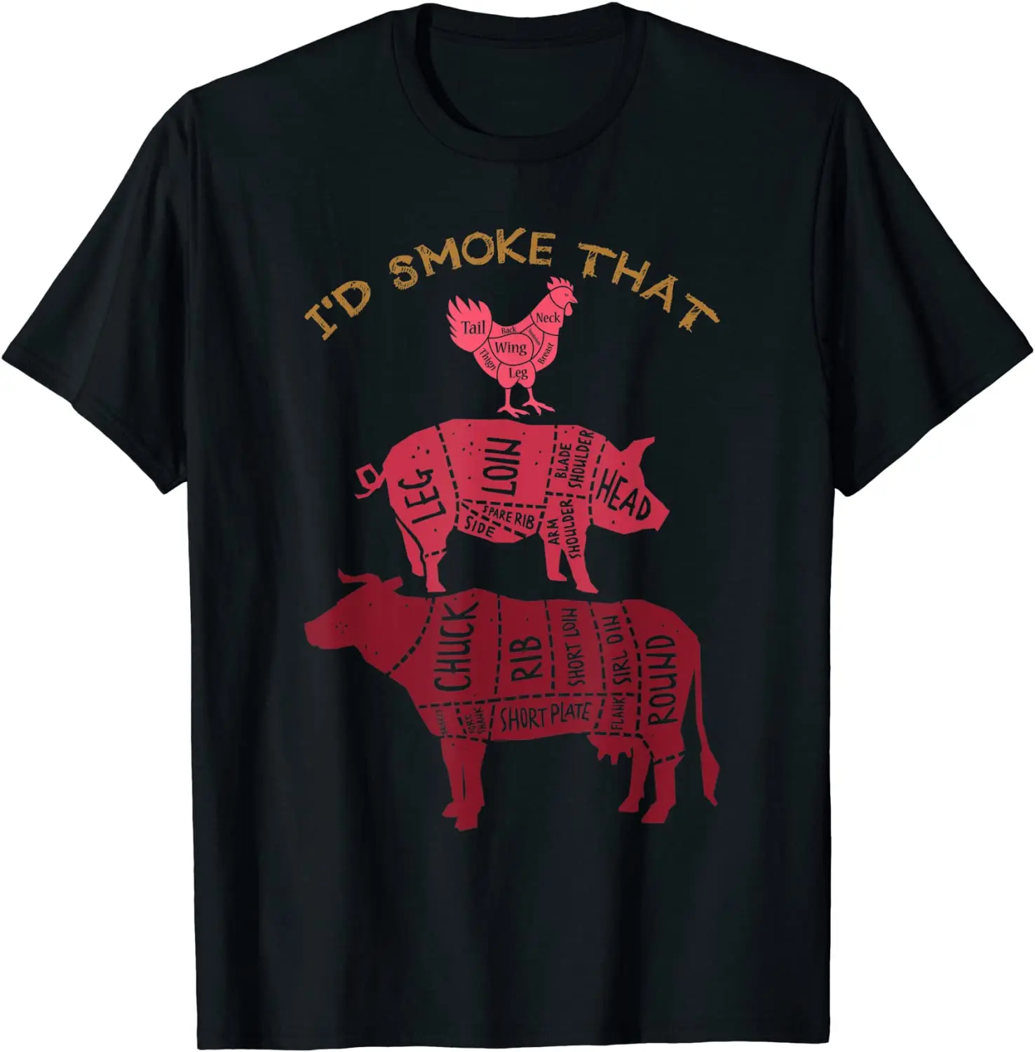 

Id Smoke That Barbecue T-Shirt