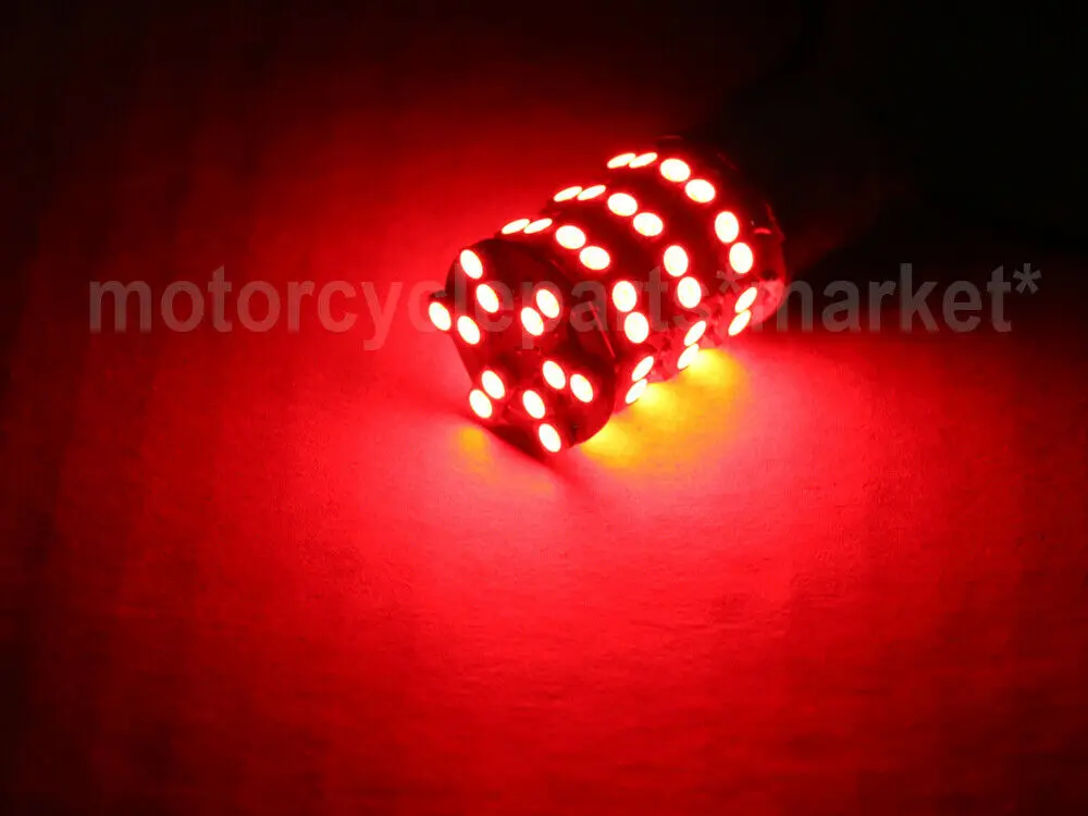 2x красный 1157 60 SMD светодиодный указатель поворота заднего тормоза стоп