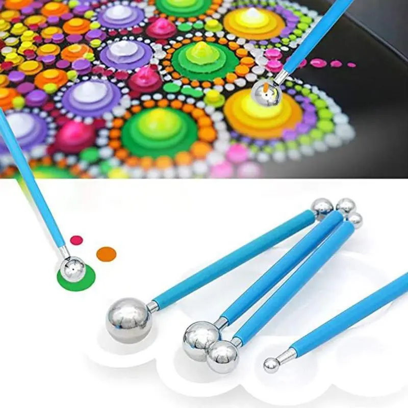 

32pcs Mandala Dotting Tools Set for Painting Rocks Pottery Portable Multifunction Embossing Dot Kit Dotting Tool Set Handwork