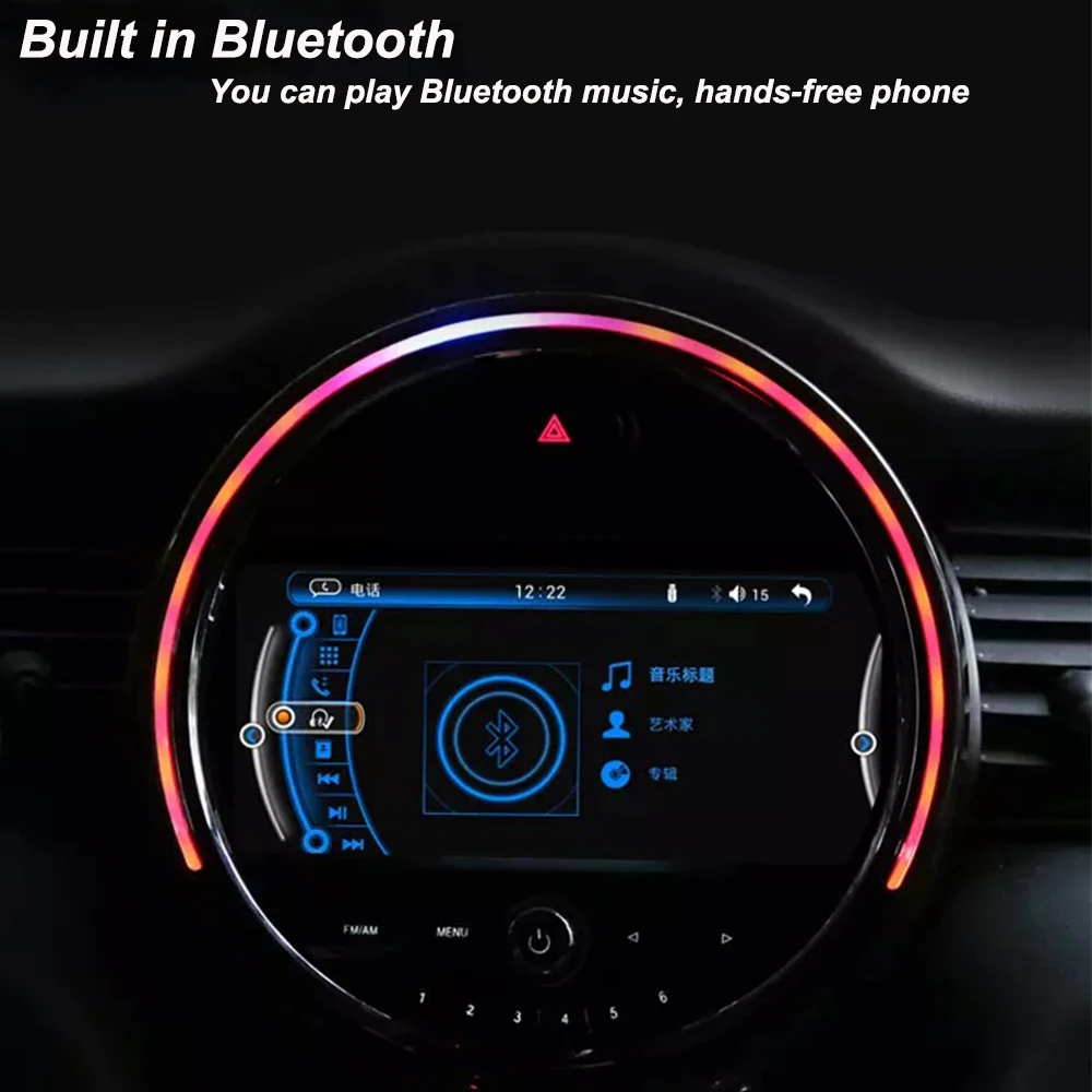 Android мультимедийный плеер для BMW MINI ONE F55 F56 Cooper S 2014-2019 автомобильное радио 9 дюймов
