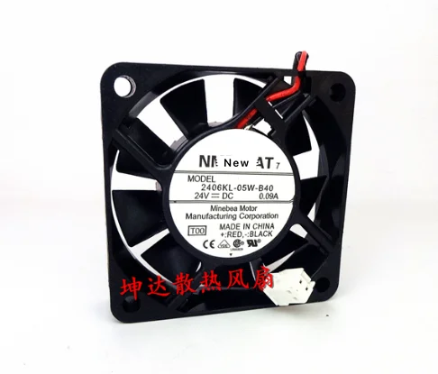 

Для модели kl-05w-b40 TBC DC 24V 0.09A 60x60x15 мм, вентилятор охлаждения сервера