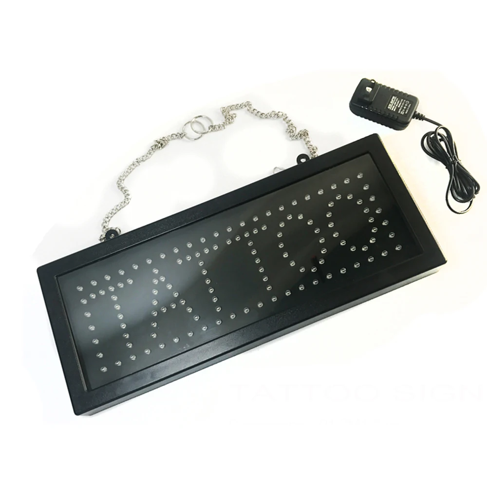 Светодиодная вывеска для татуировок неоновый внешний вид светодиодный