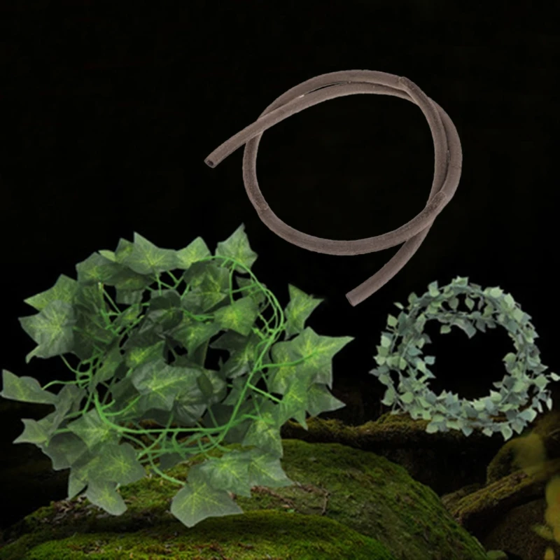Искусственная лоза ящик для рептилий украшение ящерица ротанг 1 м изгиб растения
