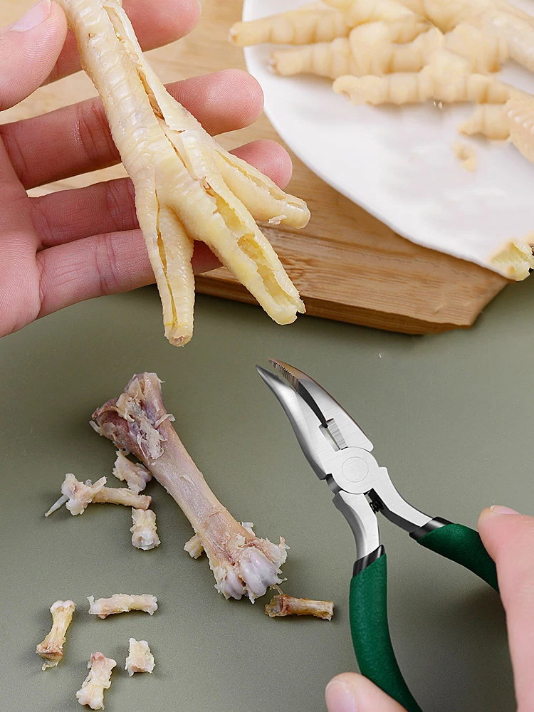 

Chicken Feet Boneless Pliers Bone Shaving Scissors Clip Boneless Chicken Duck Goose Claw Boning Knife Bone Needle Nose Pliers