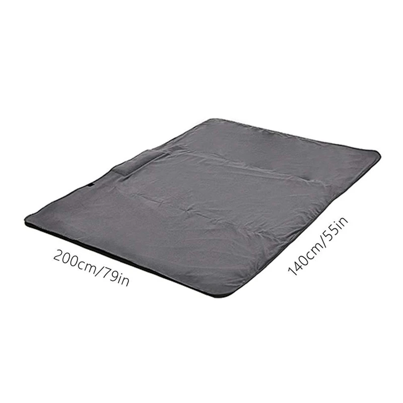 Beste Outdoor Fleece Deken Hooded Stadion Mat-Waterdicht Winddicht Deken Voor Camping Picknick Sport