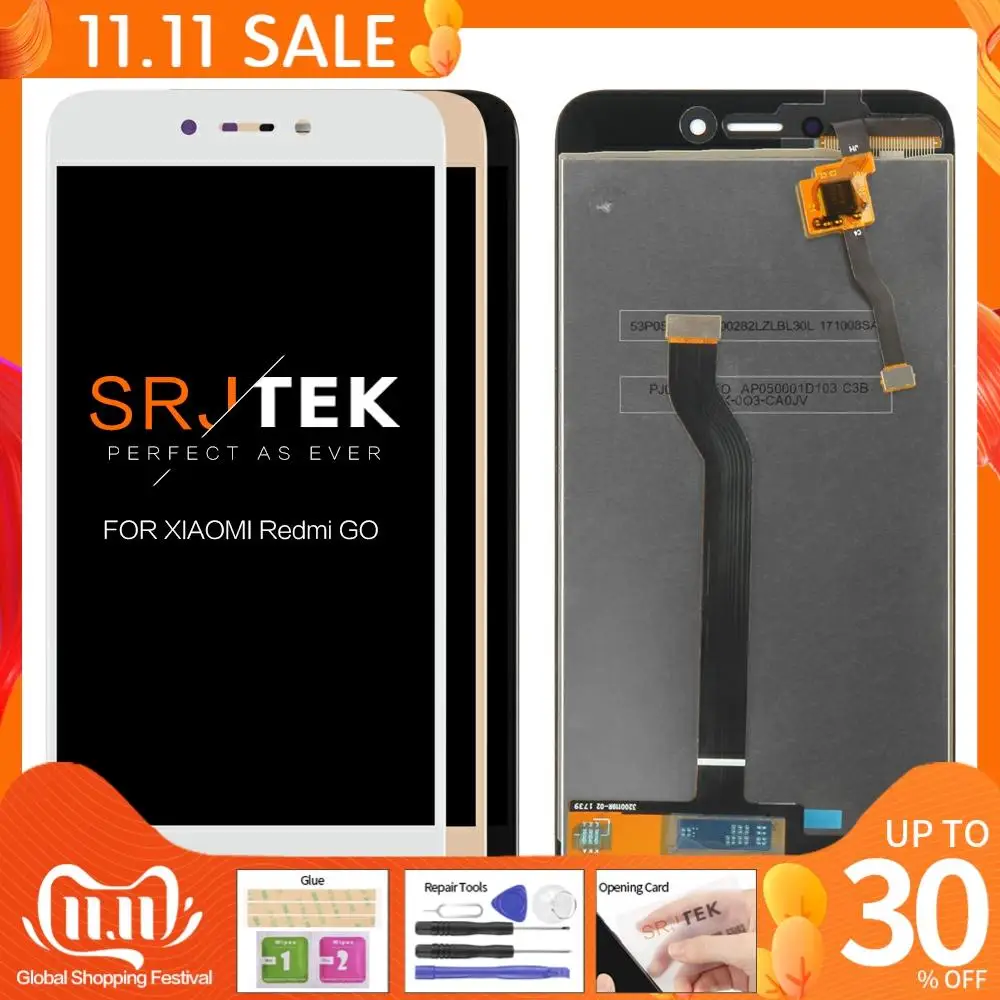 

ЖК-дисплей 5,0 дюйма для XIAOMI Redmi GO, сенсорный экран с дигитайзером в сборе, запасные части для XIAOMI Redmi Go, ЖК-дисплей, оригинал