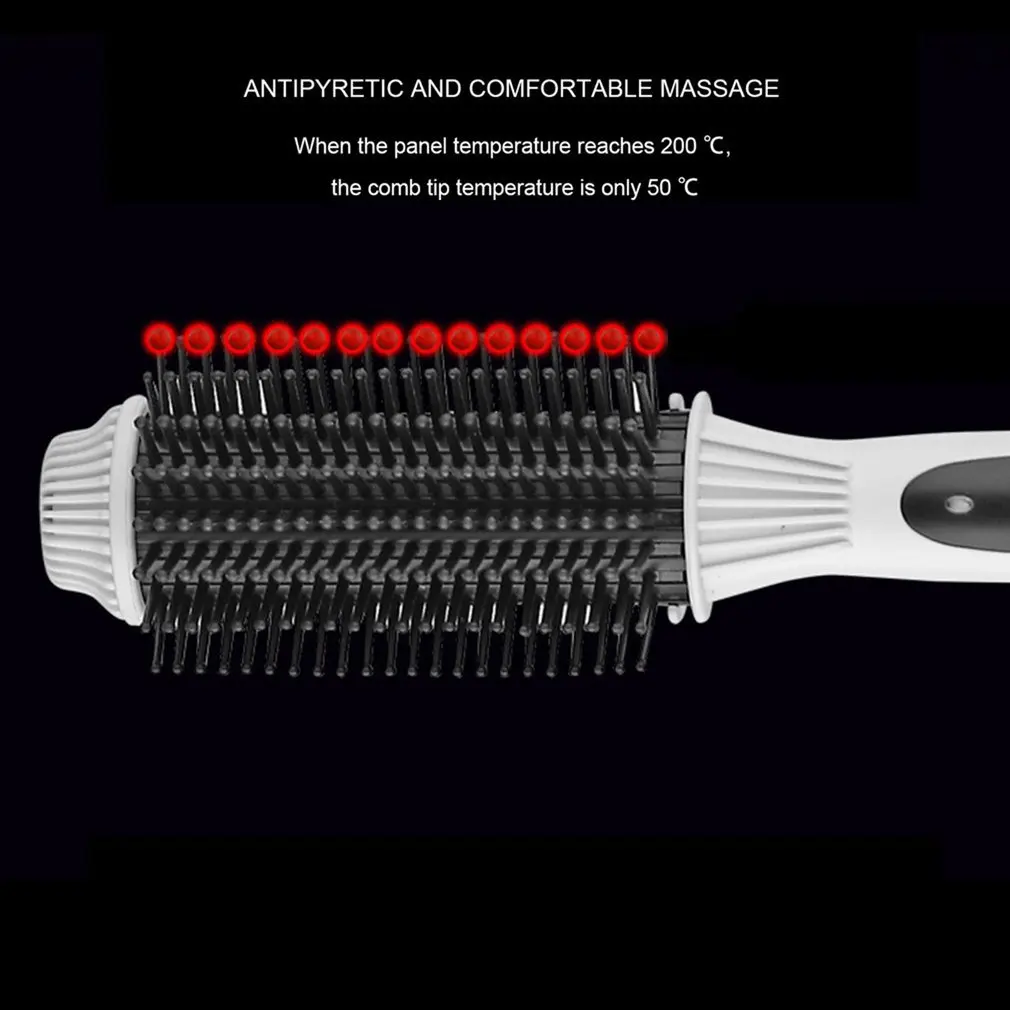 

Beard Hair Straightener Portable Hair Straight Electric Brush Instant Styling Comb For Women Men Curling And Straightening