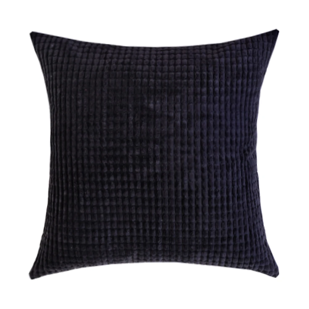 black 30X45 см, 35X50 см, 40X60 см, 55X55 см, 2,5, вельвет, нейлон/полиэстер, как кукурузные ядра, чехол для подушки, HT-NPCDC-01-L - Цвет: black
