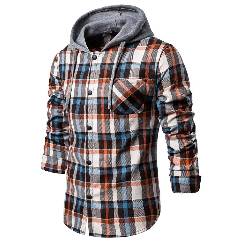 2019 горячая Распродажа качественные клетчатые рубашки толстовки Верхняя одежда с