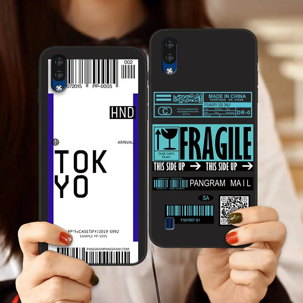 

Luxurious Airfare City London Paris Phone Case for ZTE Blade A3 A5 A7 2020 A7S 2020 A31 A51 A71 10 20 smart Silicone Soft Shell