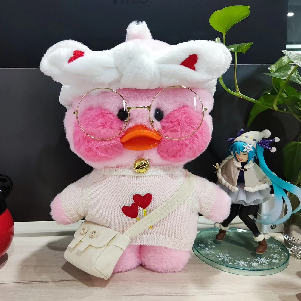 30 см плюшевая утка Lalafanfan Kawaii для утки игрушка корейские маленькие с гиалуроновой