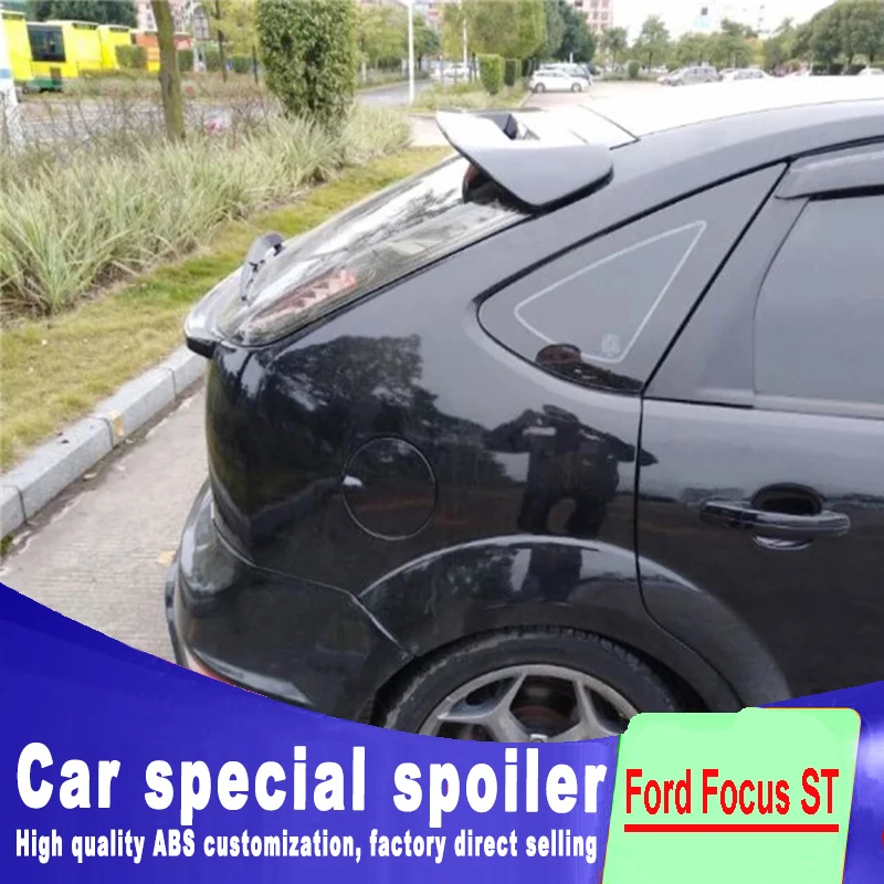 Большой спойлер из АБС пластика для заднего крыла Ford Focus 2007 2008 2009 2010 2011 2012|Спойлеры