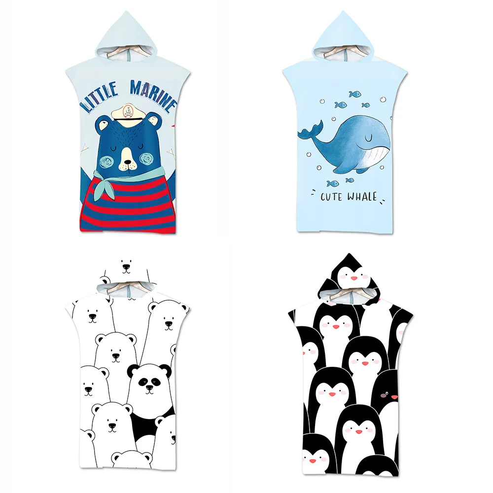 Банное полотенце Outdooor из микрофибры для взрослых сменный халат пончо серфинга