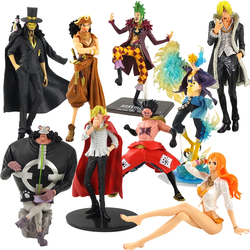 16 30 см Luffy Sanji Bartolomeo Marco robrucchi Usopp Nami Kuma ПВХ коллекционные модели фигурки игрушки