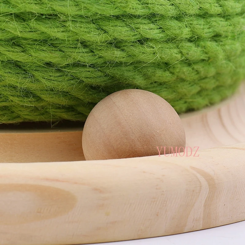

Cat Scratching Board Toys Wooden Bottom Plate Straw Claw Ball Kitten Cactuses Climbing Frame Pet cat toys