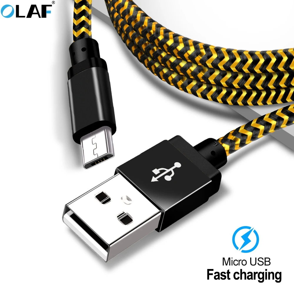 Micro USB кабель для зарядки телефона Samsung S7 Edge Redmi Note 5 Android Microusb шнур Быстрая зарядка 3