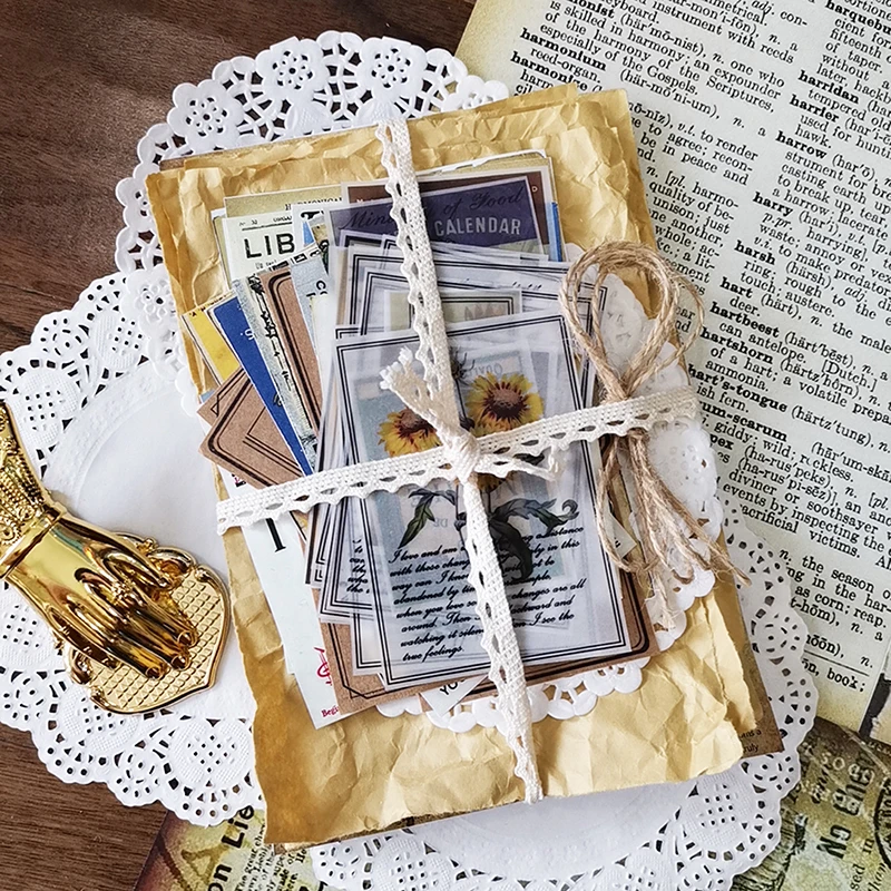 1 упаковка Винтаж смешанные Бумага этикетки Стикеры DIY ремесло Скрапбукинг альбом журнал хлама Happy planner декоративные Стикеры s