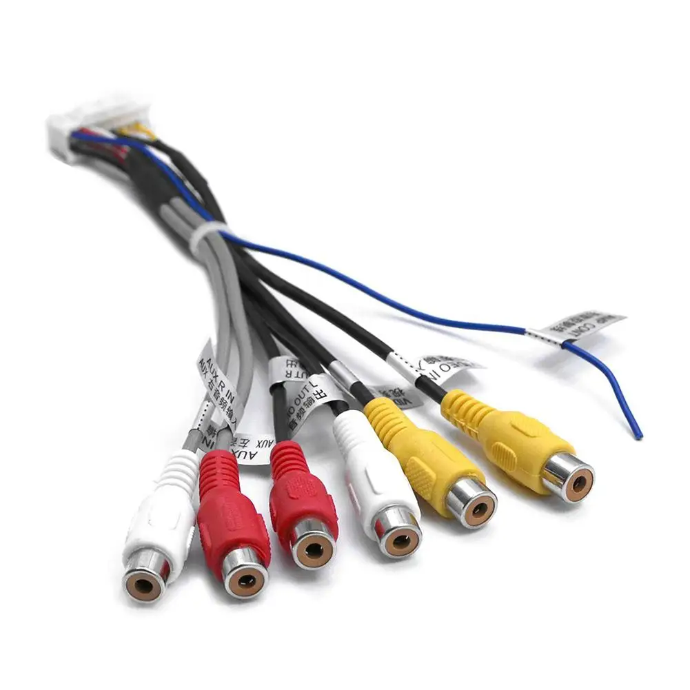 20 контактный разъем для автомобильного стереомагнитолы выходной провод RCA