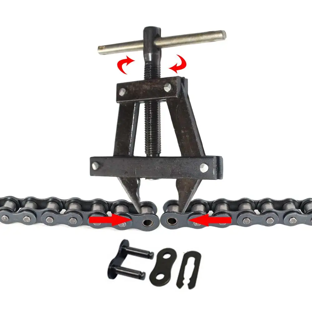 Роликовый держатель цепи съемник выключатель резак 60 80 100 набор инструментов для