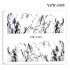 Декоративная бумага для дизайна ногтей, красочные наклейки с цветами, наклейки для ногтей, Водные Наклейки, переводки для ногтей, серия листьев, водяные ногти, геометрические