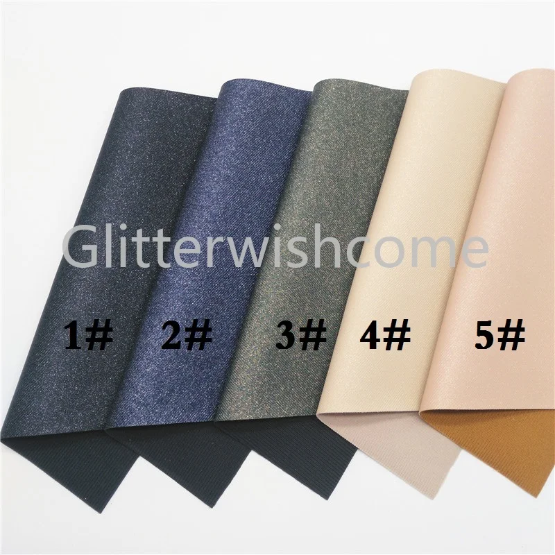 Glitterwishcome 21X29 см A4 размер винил для бантов блестящая синтетическая кожа, искусственная ткань, искусственная кожа листы для бантов, GM612A