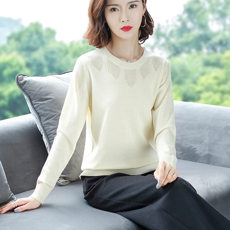 Новинка осень-зима свитера пуловеры свитер рубашка с длинным рукавом коротким