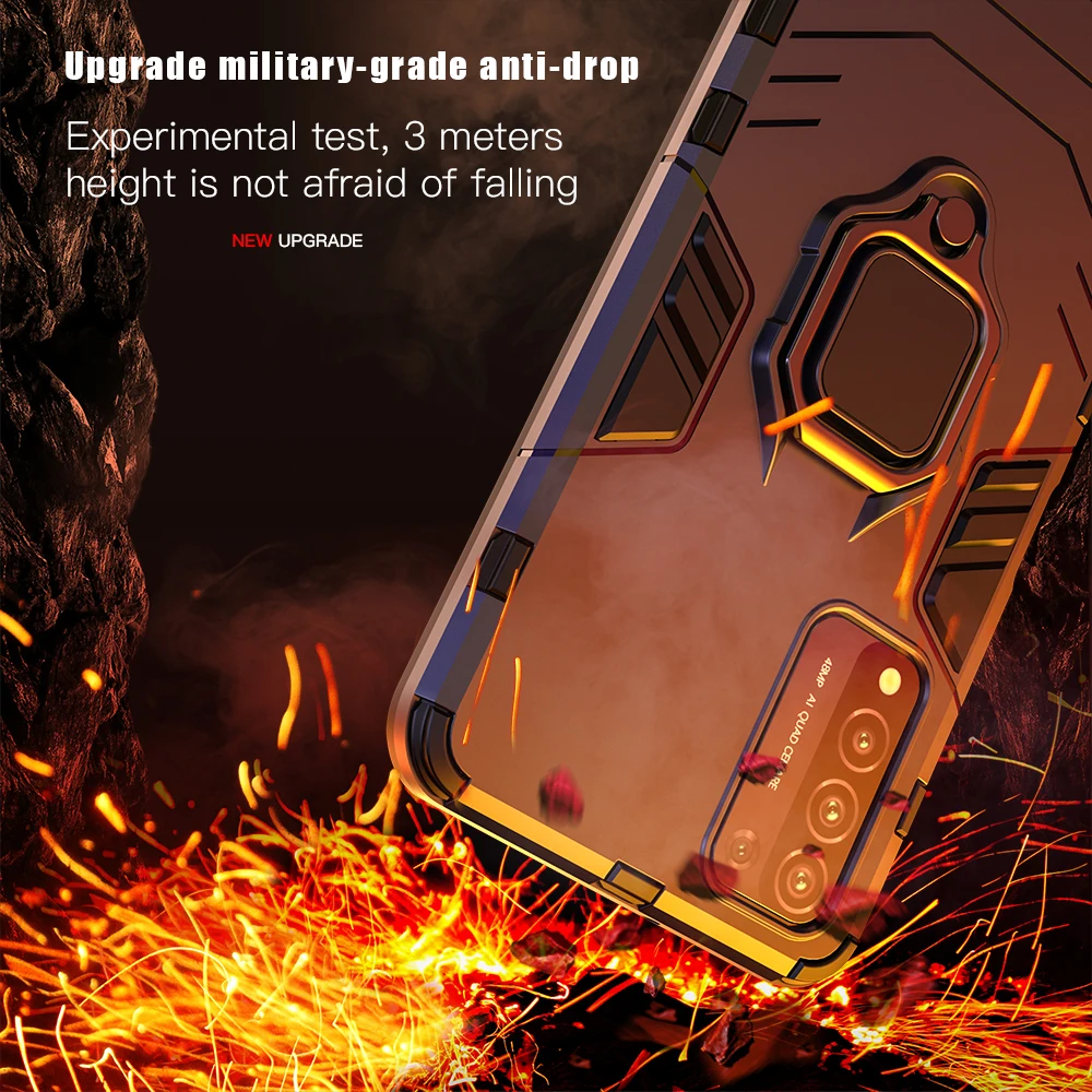 KEYSION Shockproof Case For Honor 10X Lite 20 10i 8X Phone Cover for Huawei P40 Pro P Smart 2021 Y7A Y9A Y8S NOVA 8 SE P30 Lite