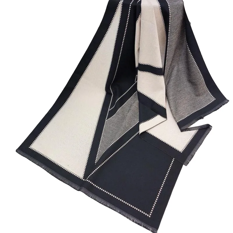 Модное зимнее одеяло женский кашемировый теплый шарф из пашмины женские