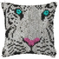 latch hook cushion tiger home decor cushion cover pattern pillow case crochet art crafts acrylicembroidery sofa bed