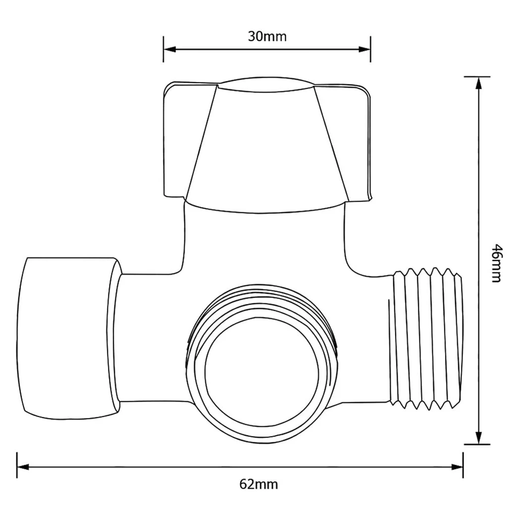 

Valve Diverter Arm Rotating Switch Home Bathroom Toilet Shower Bracket
