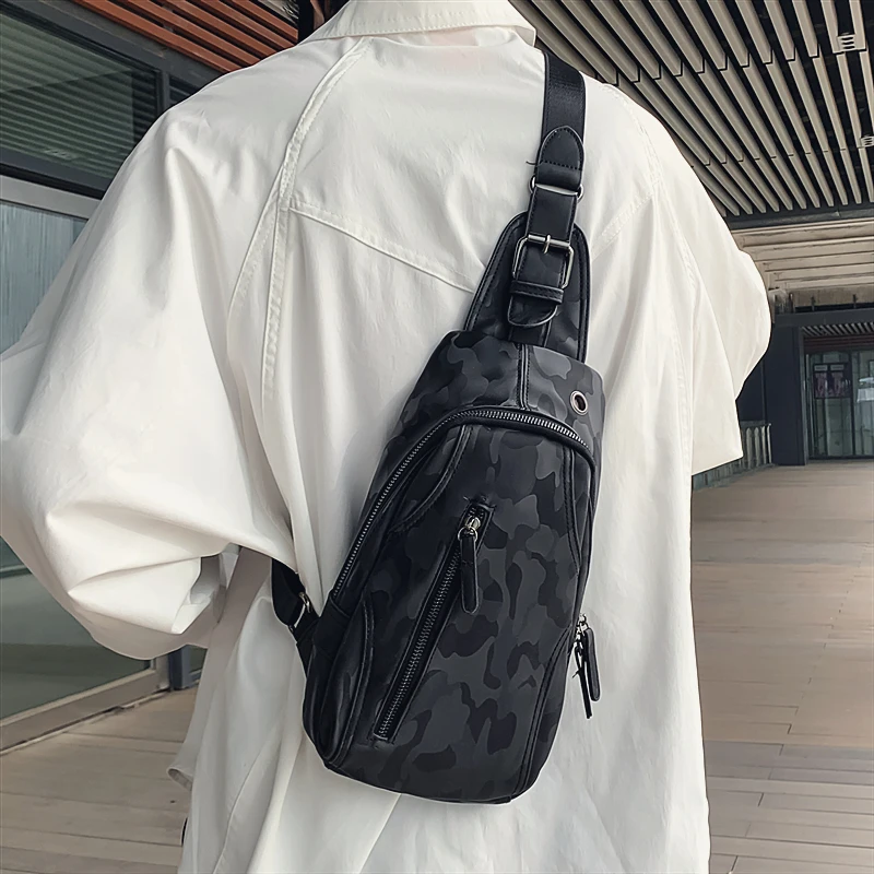 

Нагрудная сумка из мягкой искусственной кожи для пар, маленький спортивный саквояж на плечо для улицы, универсальная Сумочка для девушек, м...