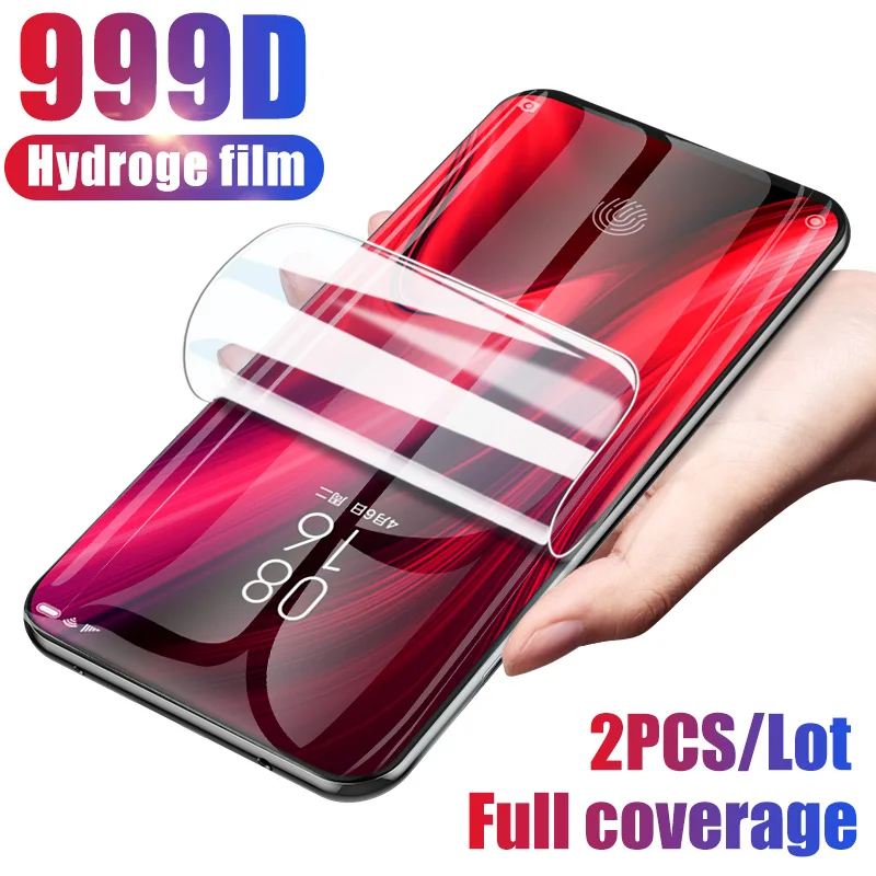 2pcs hydrogel film screen protector for xiaomi redmi note 8 9 7 5 pro note 8t 9s 10 lite screen protector redmi 8a 9a 7a poco x3 free global shipping