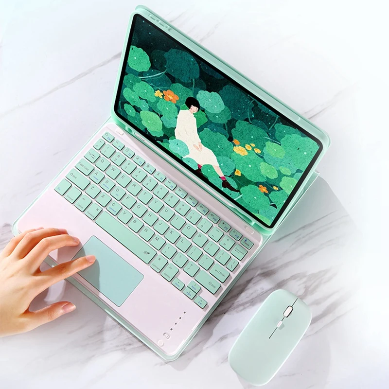 Портативный Съемный чехол с клавиатурой Bluetooth подходит для планшетов iPad Pro10.5/Air3