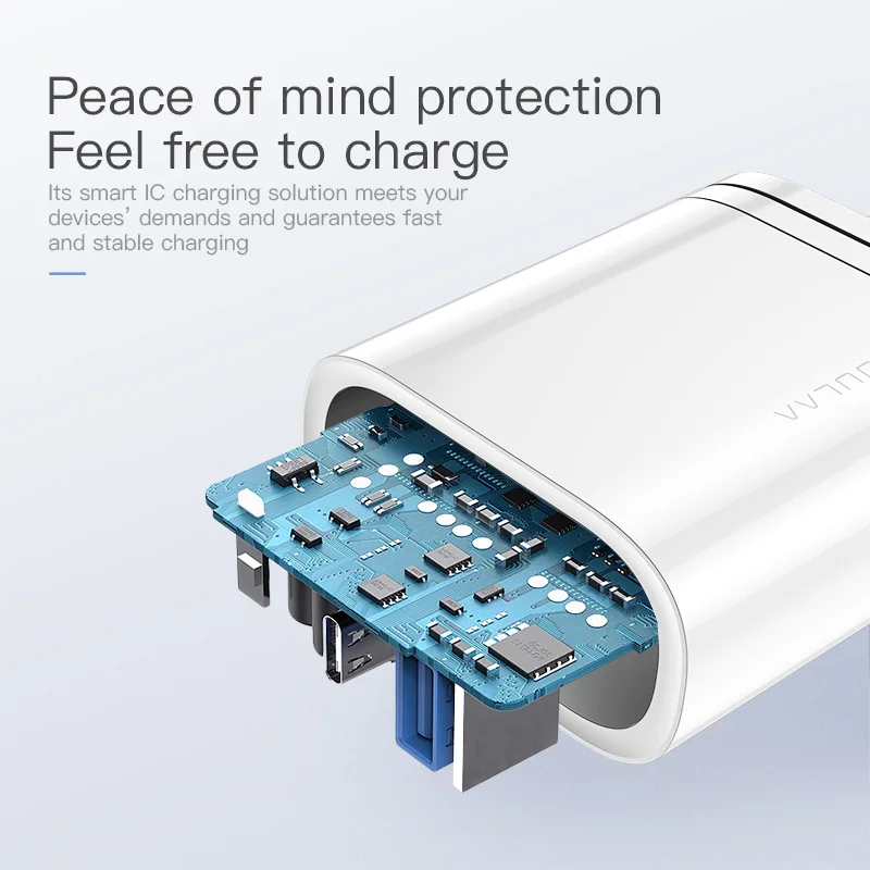 Зарядное устройство KUULAA PD Quick Charge 4 0 3 36 Вт USB зарядное для быстрой зарядки телефона