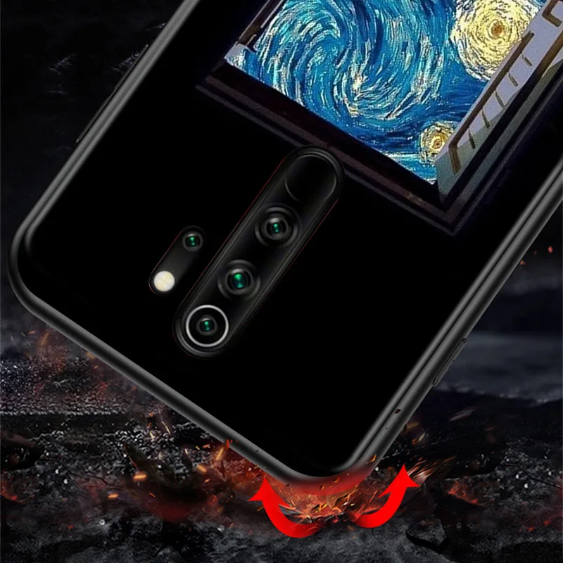

Van Gogh Fashoin Style for Xiaomi Redmi GO 8 8A 7 7A 6 5A 5 4X 4 Pro Plus Y3 Y2 S2 Black Phone Case