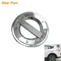 fuel tank cover gas box cap overlay trim panel abs chrome for toyota rav4 rav 4 2014 2015 2016 2017 2018 car styling accessories