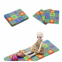 mini puzzle letter mat for 16 bjd doll home decoration furniture accessories yoga mat diy toy for 16 bjd sd fr dolls toys mat