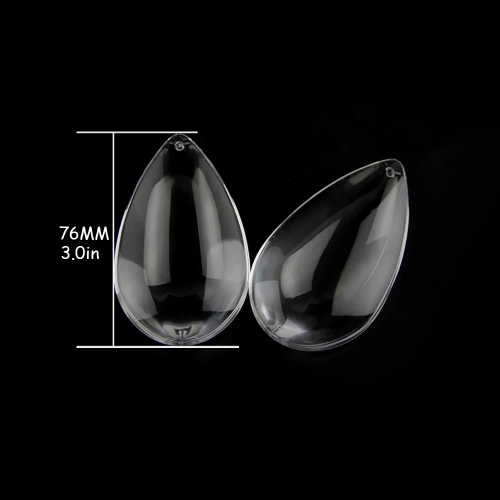 1 шт. 76 мм 89 100 прозрачное стекло гладкое водопадное Ловец подвесная люстра для