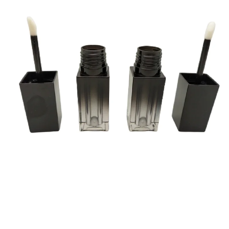 

5ml Lip Gloss Containers Gradient Black Square Cosmetic Container Makeup Empty Lip Gloss Lipgloss Tubes 10 pcs 30 pcs 50 pcs