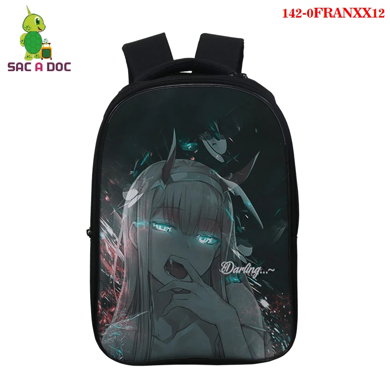 

Рюкзак Kawaii Zero Two аниме для мальчиков, школьный ранец для подростков, японские дорожные рюкзаки в стиле аниме, любимый в Franxx