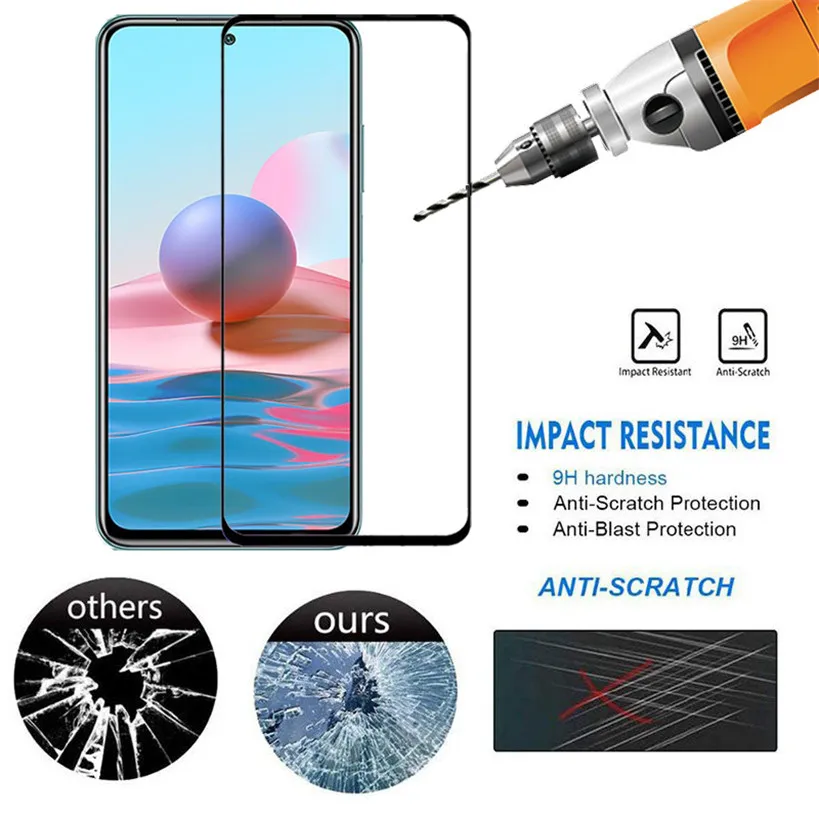 screen protector for xiaomi redmi note10 pro film note 10 tempered glass redmi note 10 ecran redmi note 10 pro global version free global shipping