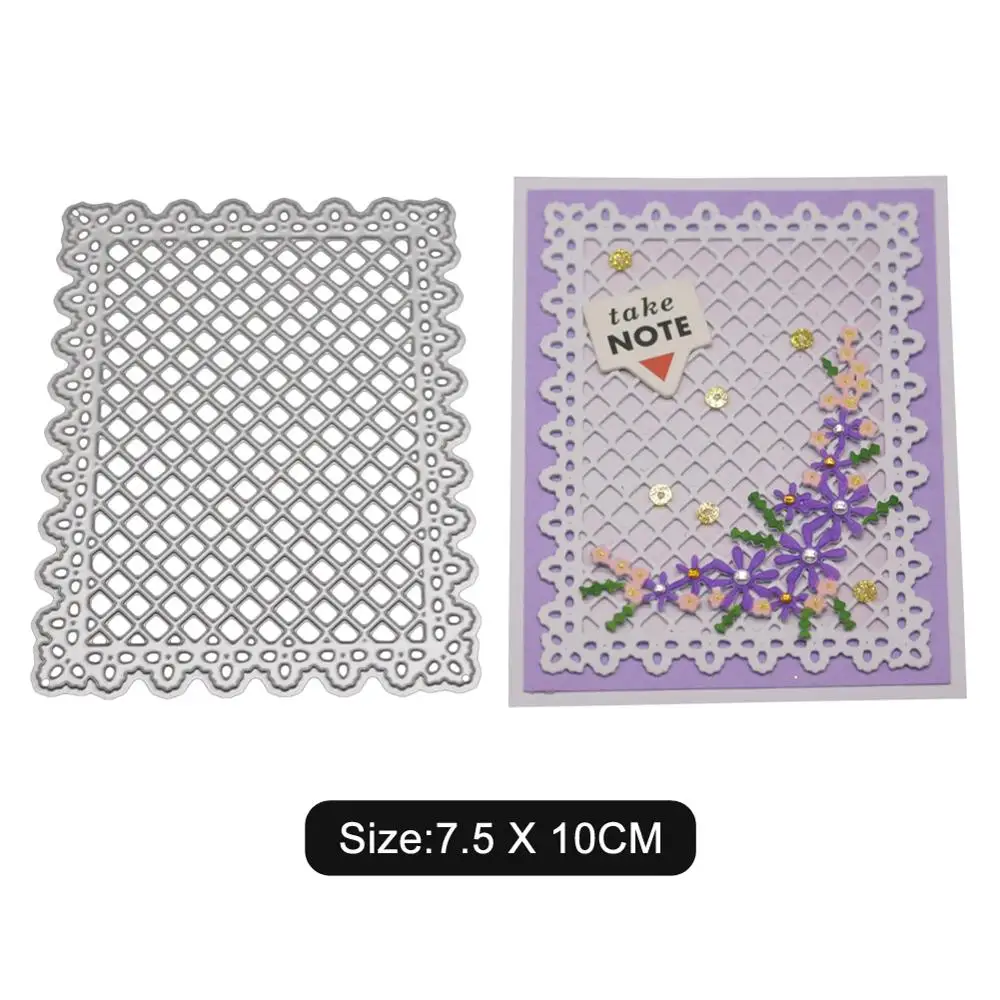 Креативный фон поздравительная открытка декоративные металлические штампы и