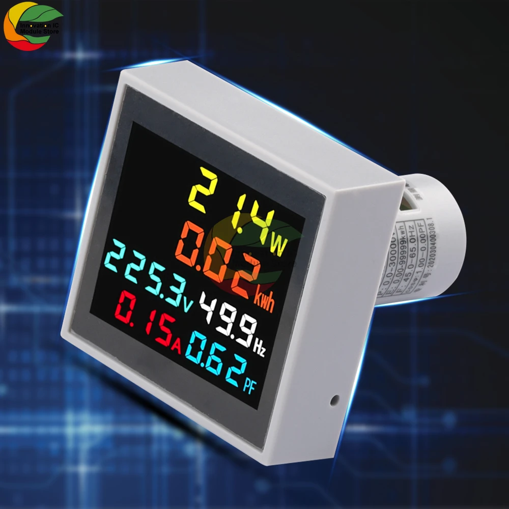 Цифровой измеритель мощности многофункциональный частоты с ЖК дисплеем А В для