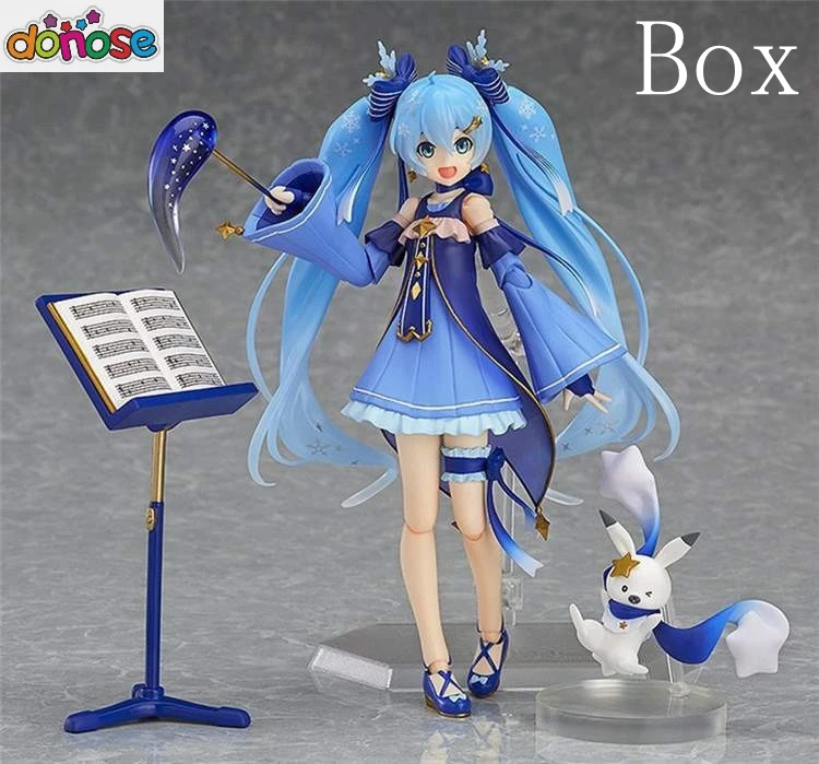 Хацунэ Мику Figma 394 персонаж вокальный серия 01 V4X figma 200/100/014 ПВХ фигурка Коллекционная модель игрушки - Цвет: 037 BOX