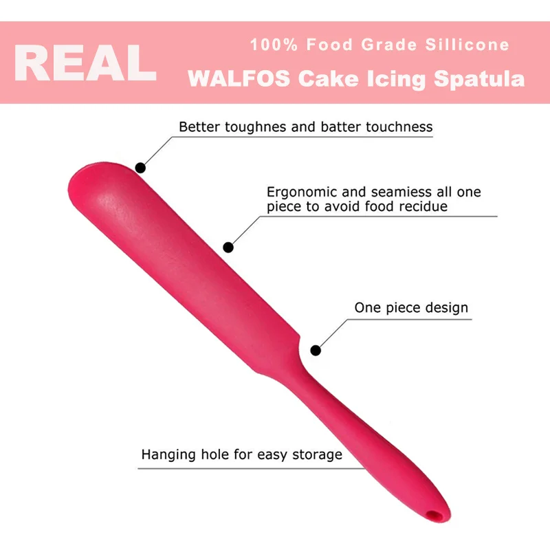 1 шт. силиконовый шпатель с длинной ручкой|Принадлежности для выпечки| |