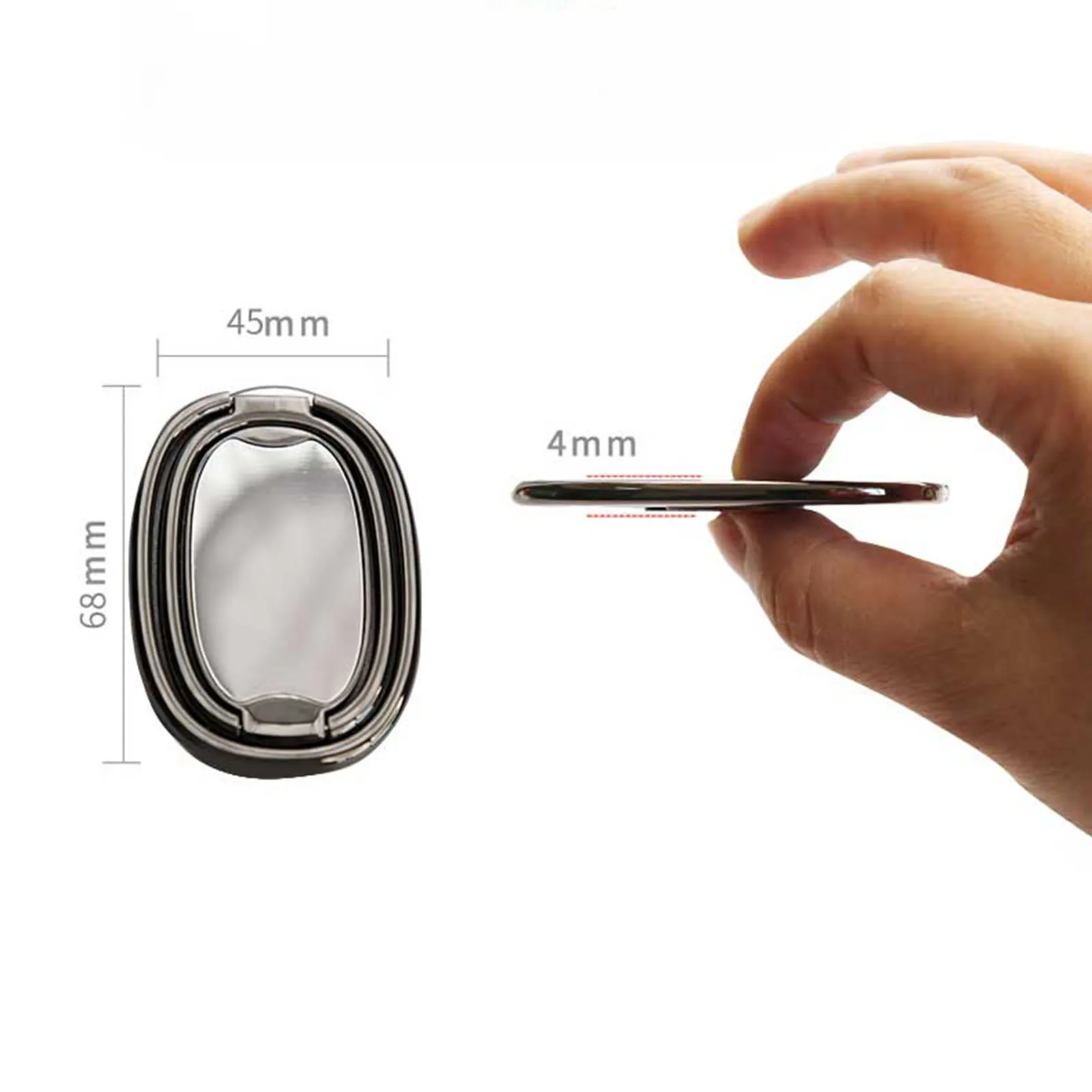 

Double Magic Magnetic Car Phone Holder Stand For IPhone 12 Metal Phone Holder Foldable Desk Stand For Mobile Phone Universal